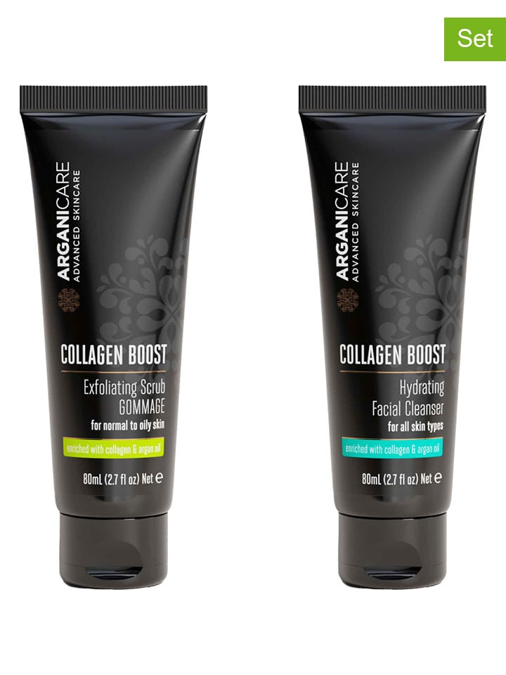 Argani Care 2-częściowy zestaw "Collagen Boost" do pielęgnacji twarzy - po 80 ml rozmiar: onesize