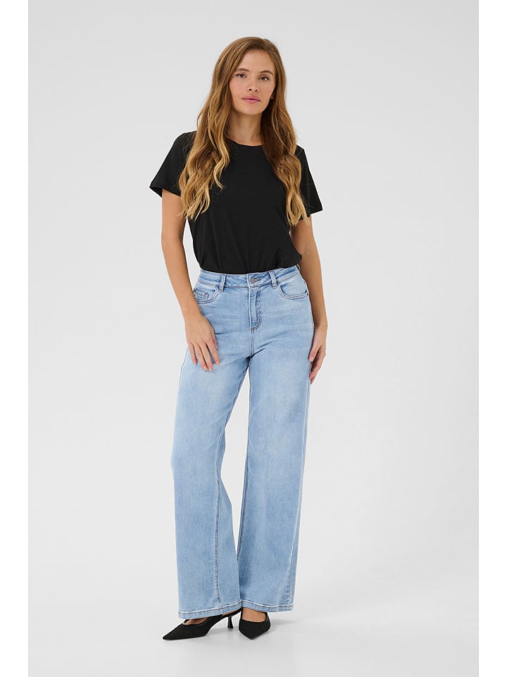 Kaffe Dżinsy "Sinem" - Comfort fit - w kolorze błękitnym rozmiar: 38