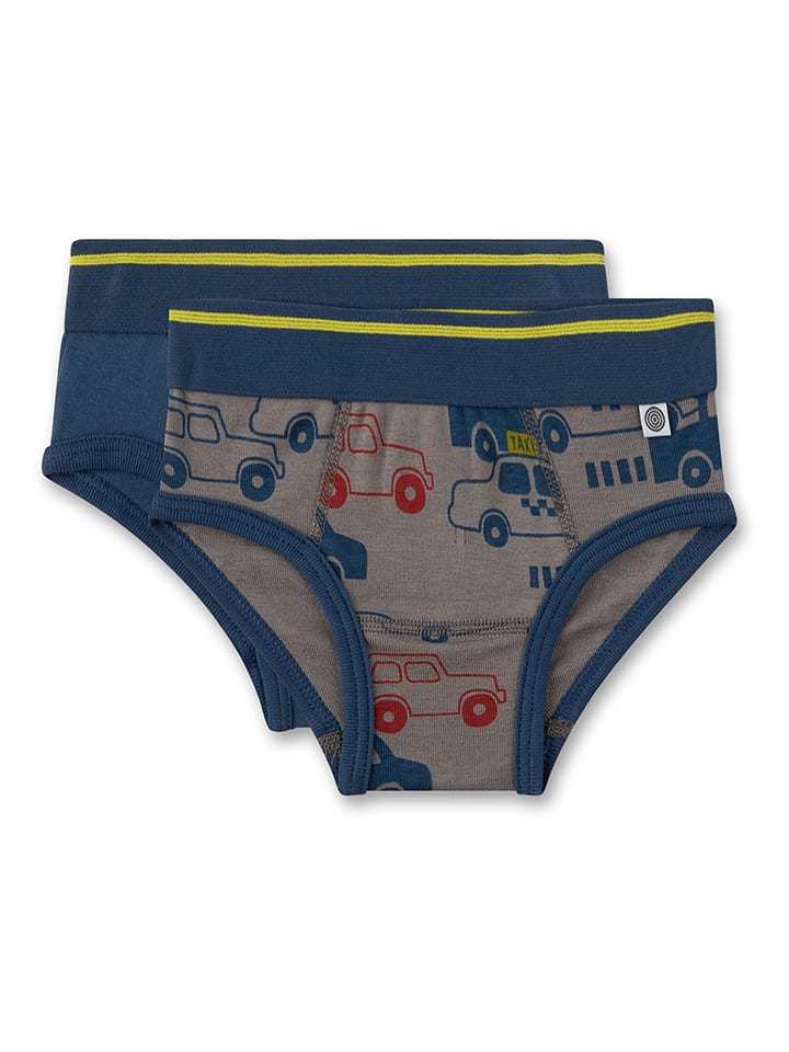 Sanetta Slipki (2 pary) w kolorze niebieskim i szarym rozmiar: 104