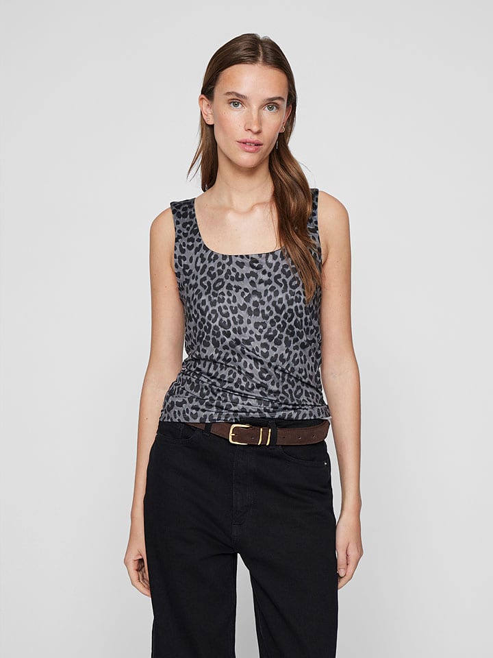 Vila Top w kolorze szaro-czarnym rozmiar: M