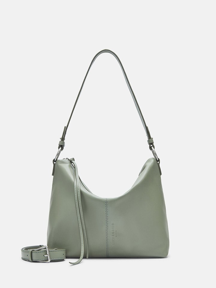 Liebeskind Berlin Skórzana torebka "Aissa" w kolorze jasnozielonym - 25 x 25,5 x 12 cm rozmiar: onesize