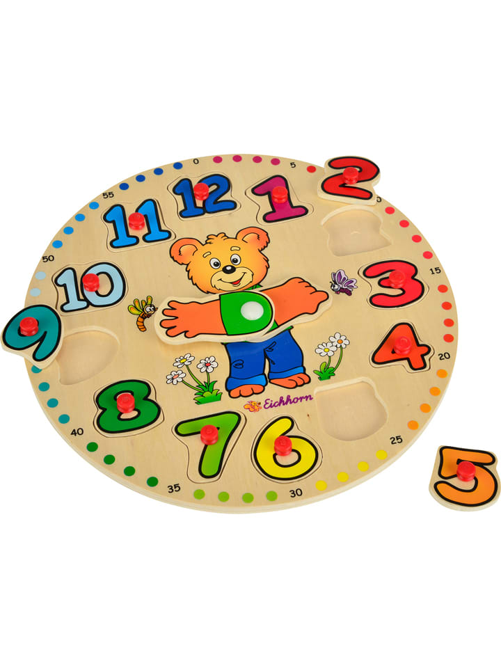 Eichhorn 13-częściowe puzzle-zegarek - 2+ rozmiar: onesize