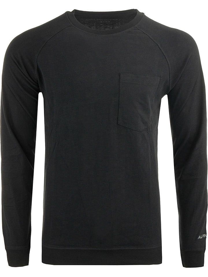 Alpine Pro Koszulka "Poreh" w kolorze czarnym rozmiar: M