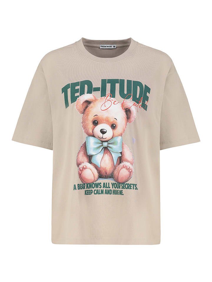 Sublevel Koszulka w kolorze beżowym rozmiar: XS