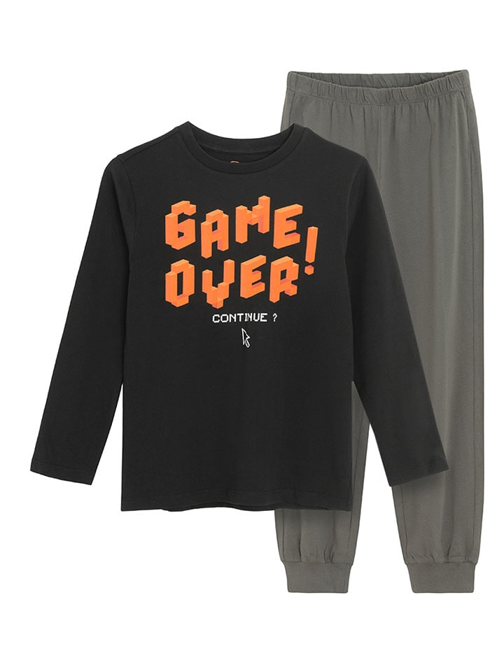 COOL CLUB Piżama w kolorze czarno-szarym rozmiar: 152