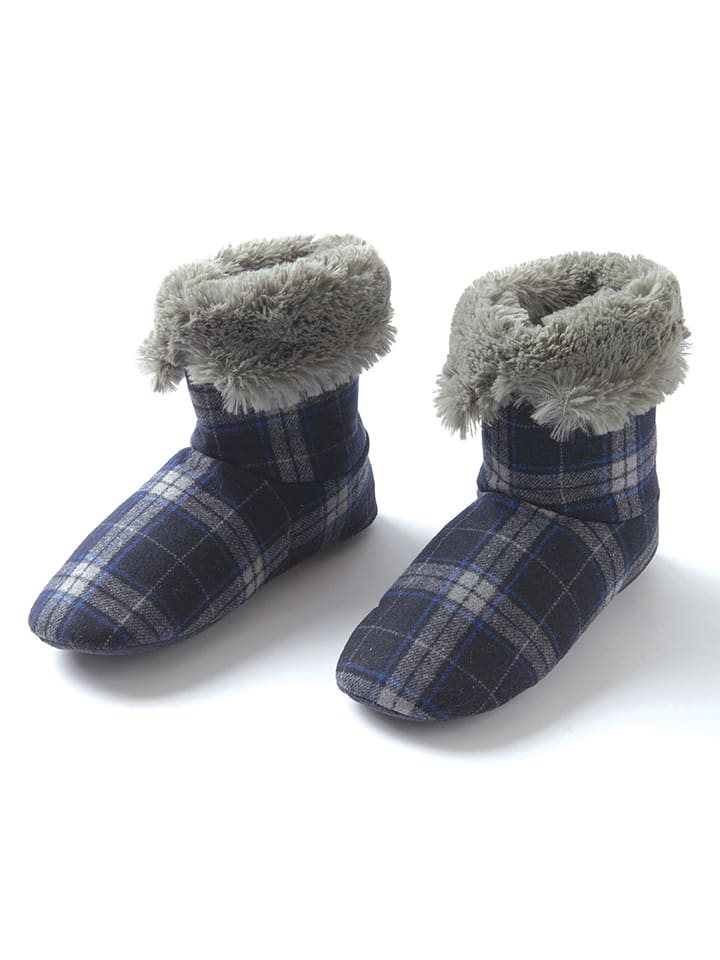 maryplaid Kapcie w kolorze granatowym rozmiar: XL