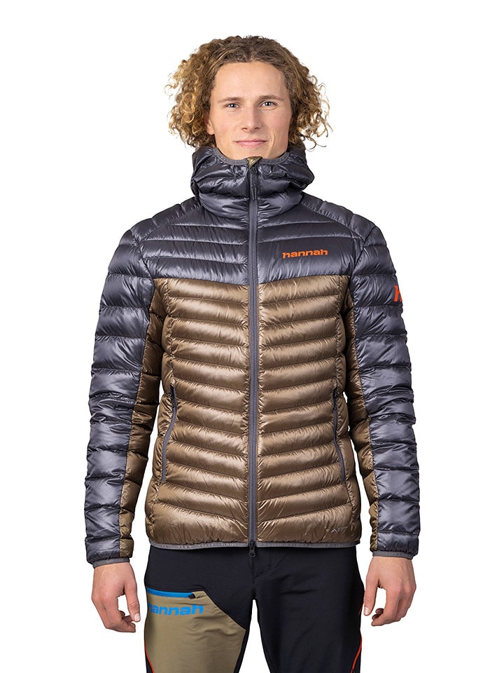 Hannah Kurtka puchowa w kolorze złoto-antracytowym rozmiar: XL