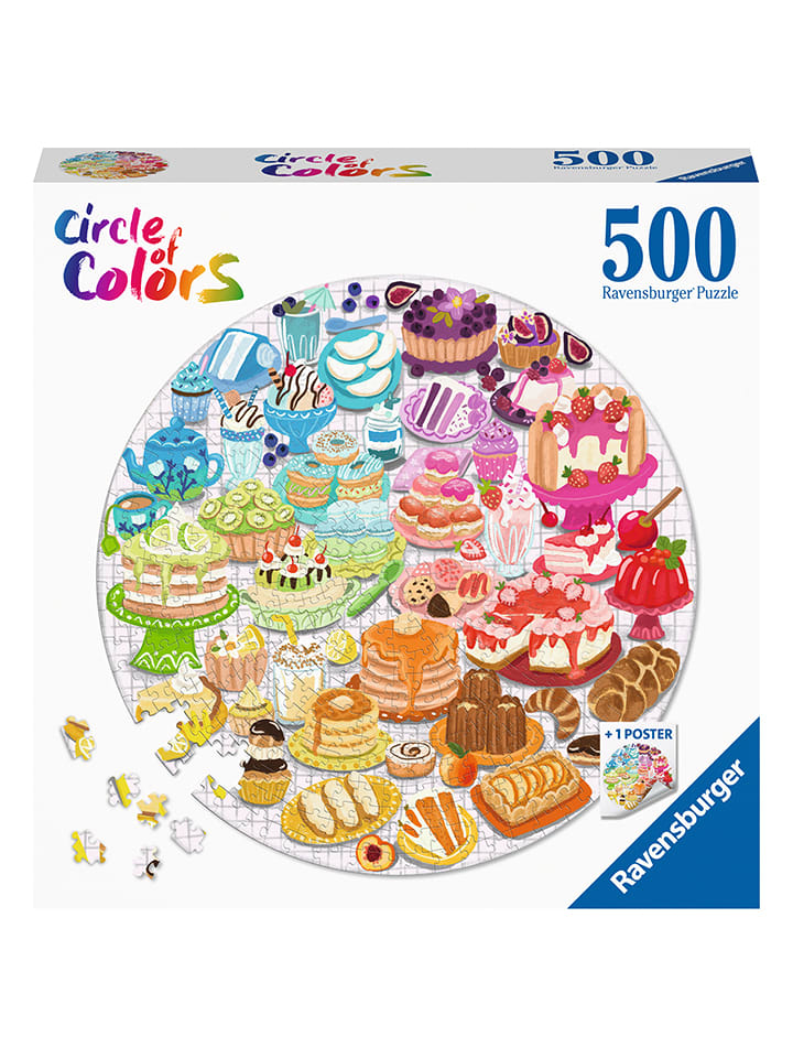 Ravensburger 500-częściowe puzzle "Desserts" - 12+ rozmiar: onesize