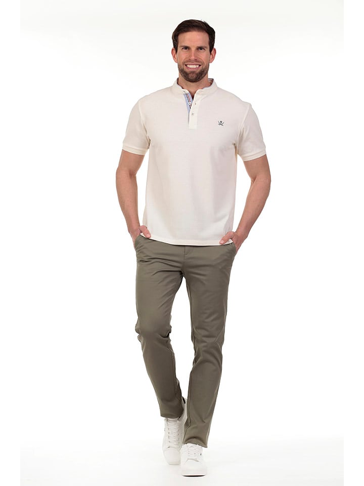 The Time of Bocha Koszulka polo w kolorze kremowym rozmiar: M