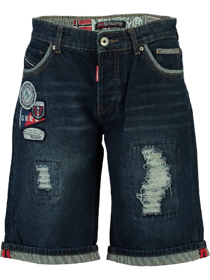 Geographical Norway Bemudy dżinsowe "Pragmatique" w kolorze granatowym rozmiar: 140