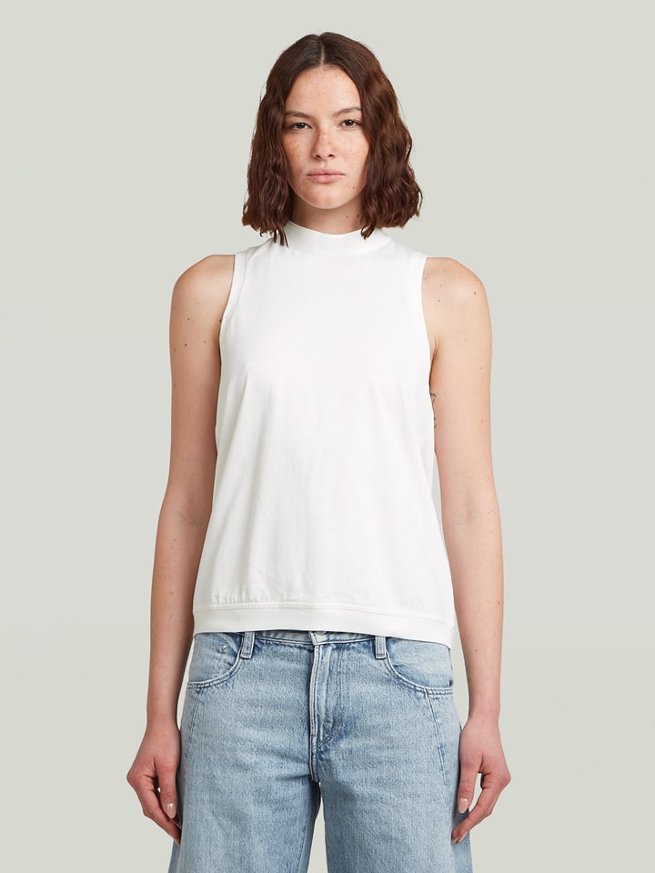 G-Star Bluzka w kolorze białym rozmiar: L