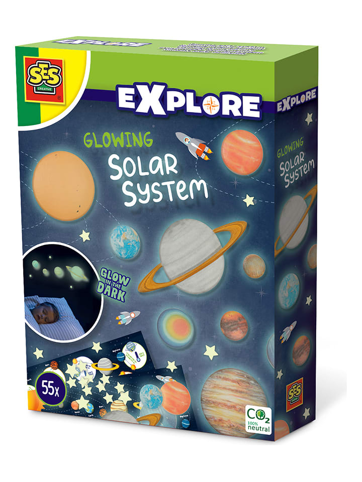 SES Zestaw świecących naklejek - 5+ rozmiar: onesize