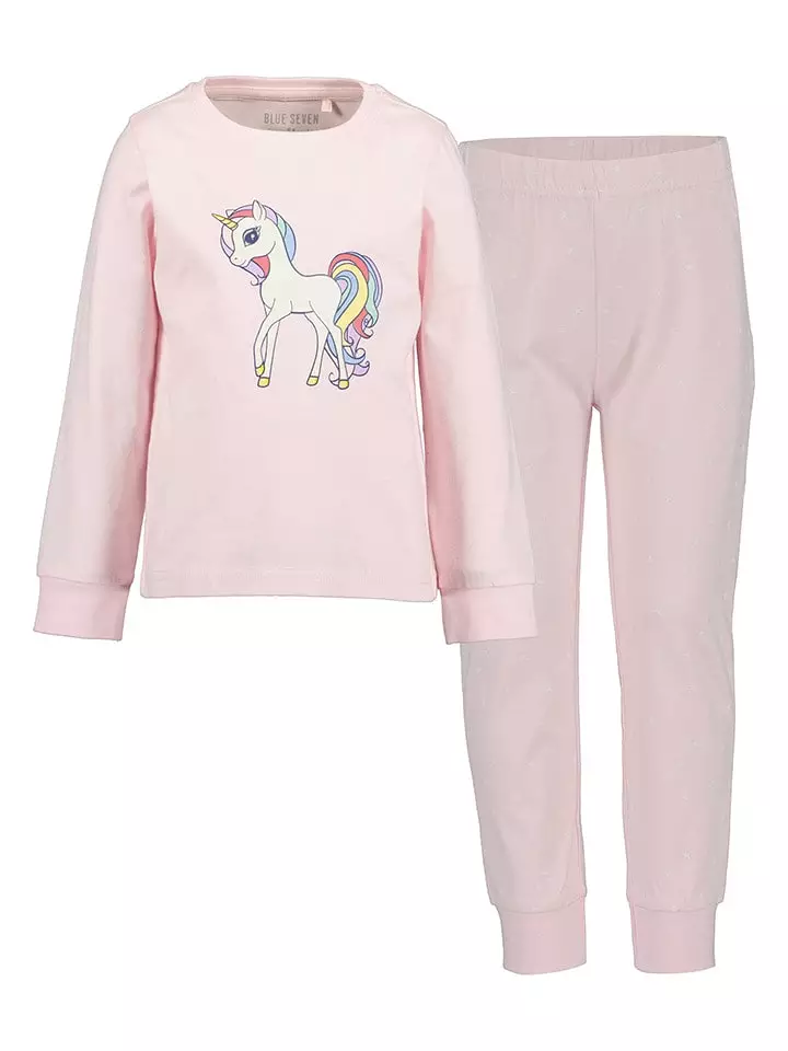 Blue Seven Piżama w kolorze jasnoróżowym rozmiar: 92/98