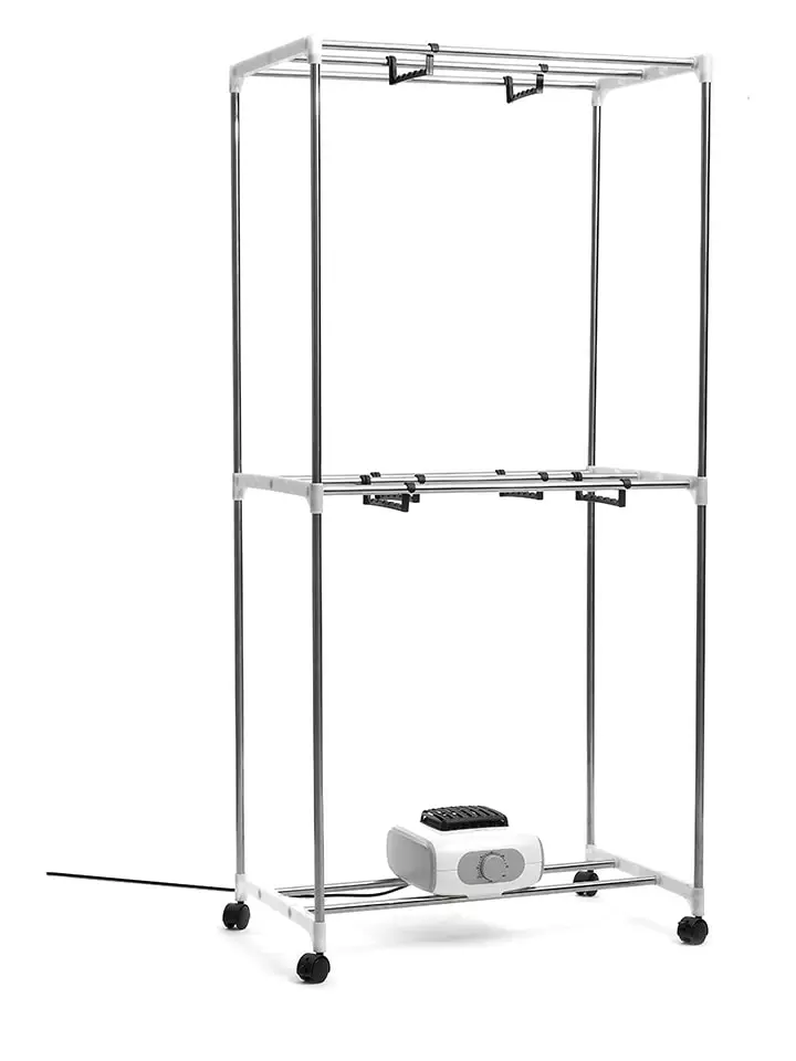 InnovaGoods Elektryczna suszarka w kolorze szarym do ubrań - 70 x 150 x 45 cm rozmiar: onesize