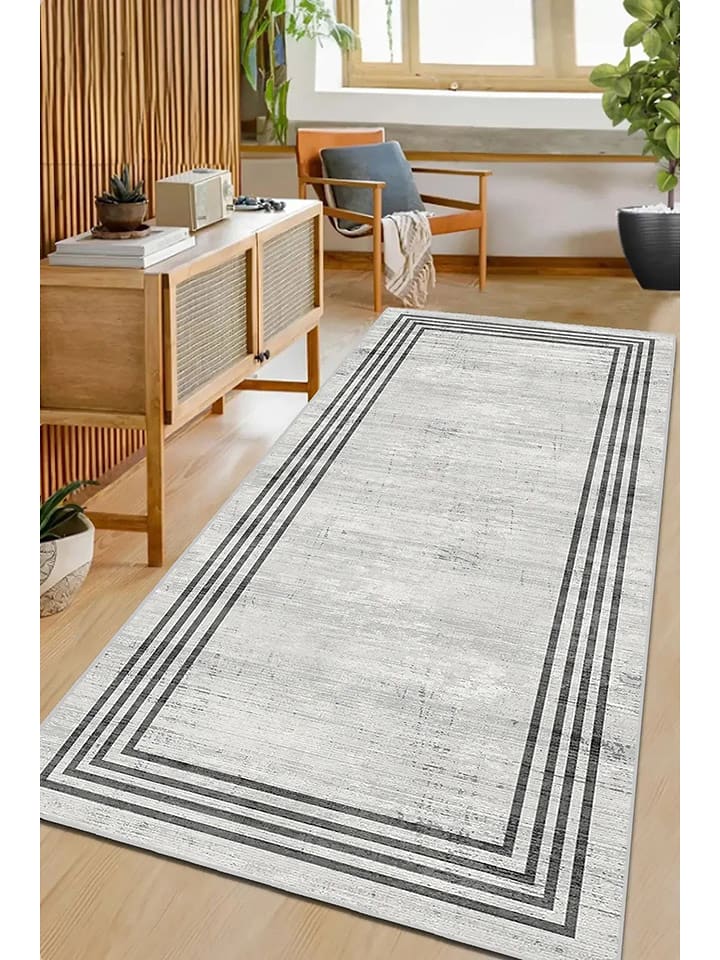 Conceptum Hypnose Dywan "Kary" w kolorze szarym rozmiar: 100x300 cm