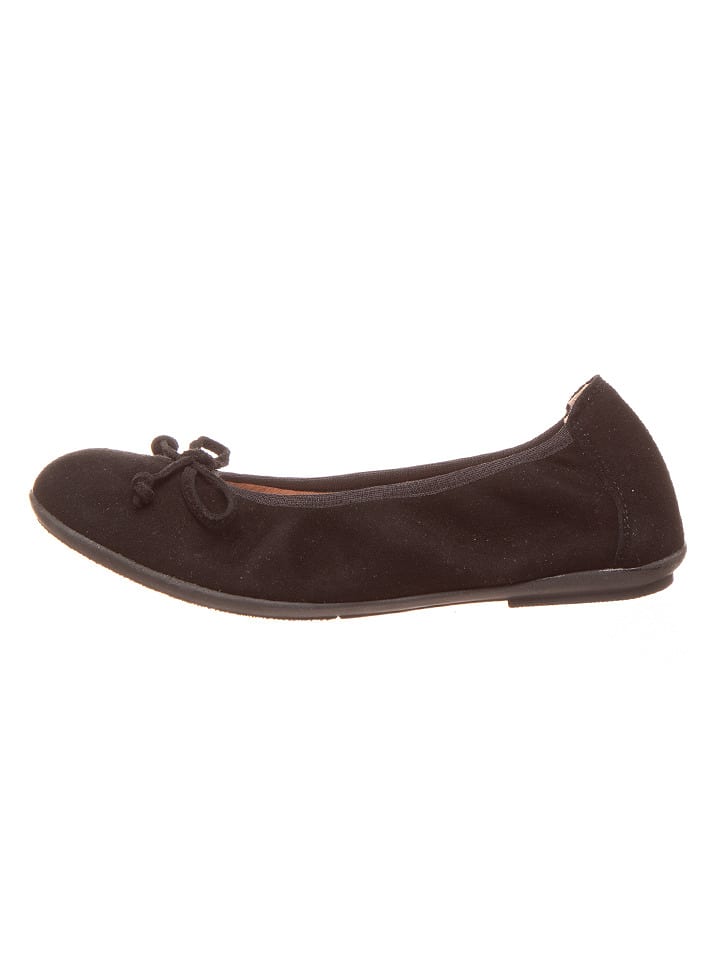 Richter Shoes Skórzane baleriny w kolorze czarnym rozmiar: 30