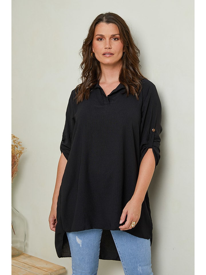 Curvy Lady Bluzka w kolorze czarnym rozmiar: 44/46