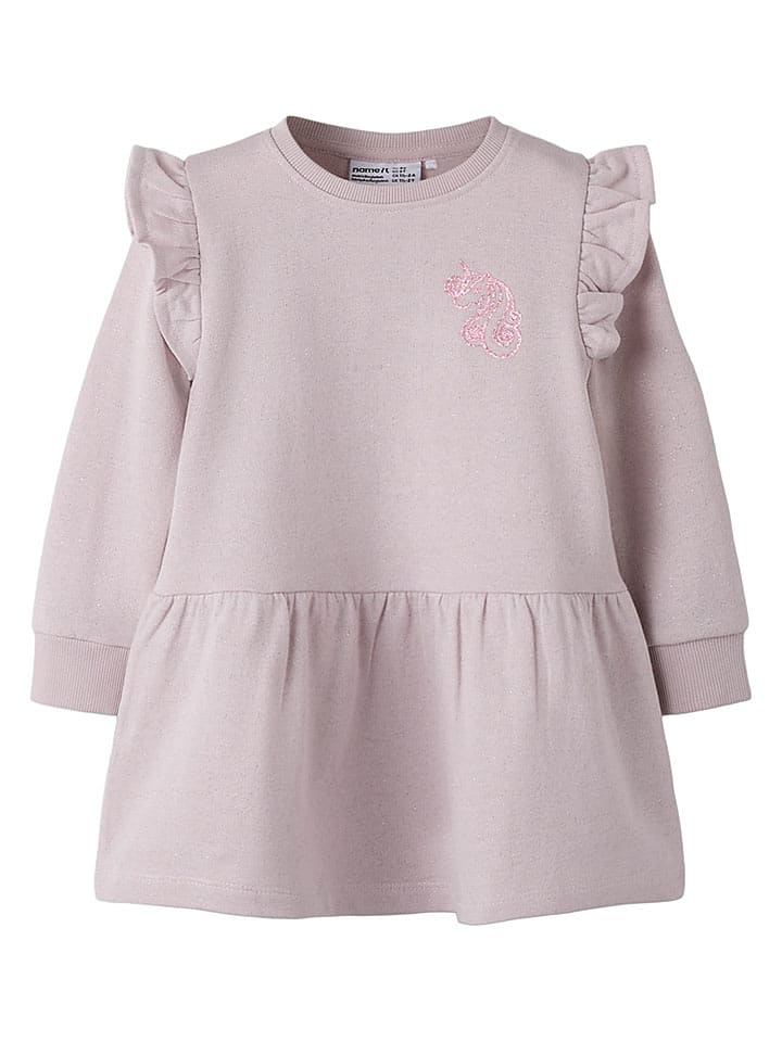 name it Sukienka "Tidle" w kolorze szaroróżowym rozmiar: 122