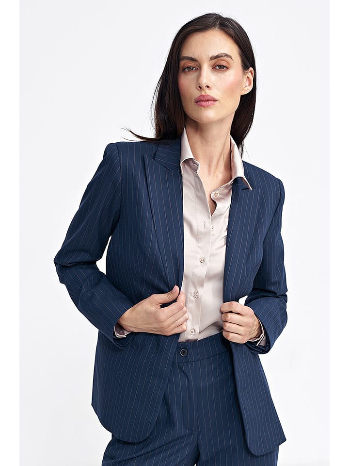 Nife Blezer w kolorze granatowym rozmiar: 38