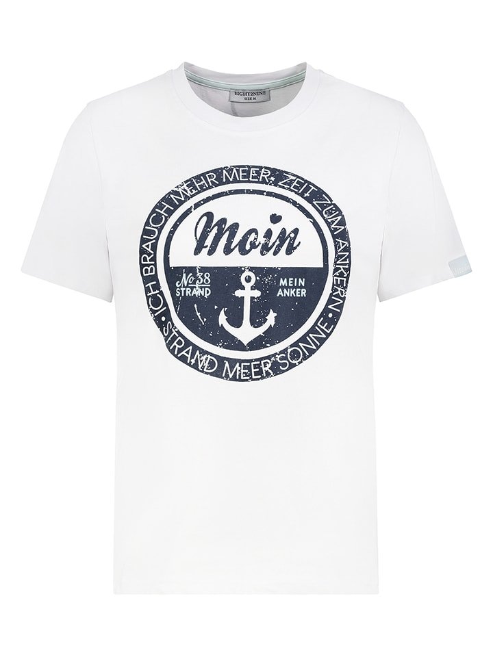 Eight2Nine Koszulka w kolorze białym rozmiar: S