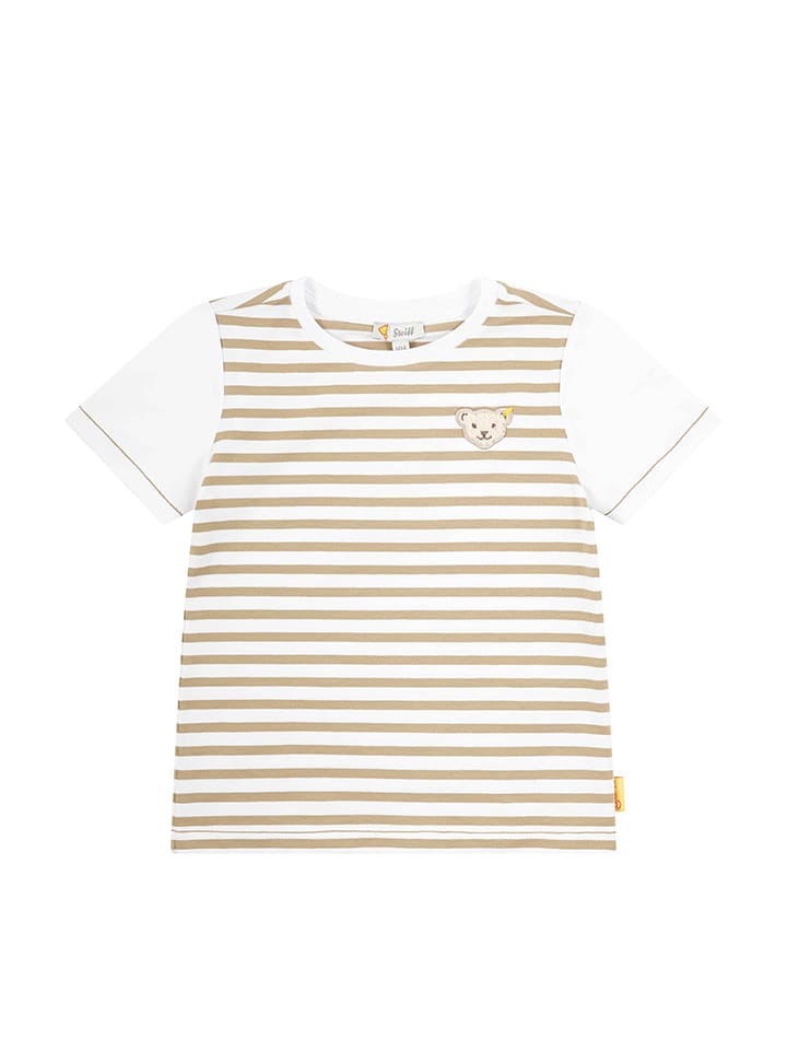 Steiff Koszulka w kolorze białym rozmiar: 110