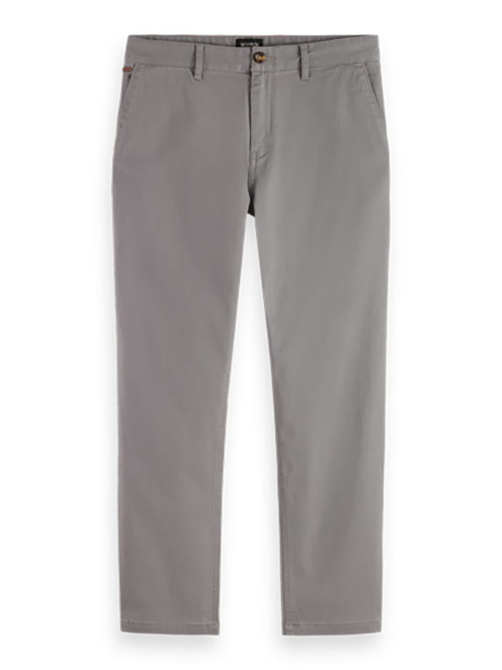 Scotch & Soda Spodnie chino w kolorze szarym rozmiar: W33/L32