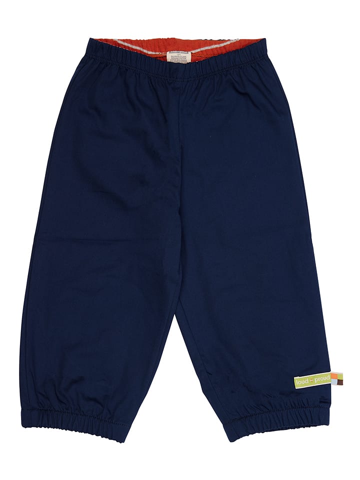 loud + proud Spodnie funkcyjne w kolorze granatowym rozmiar: 62/68
