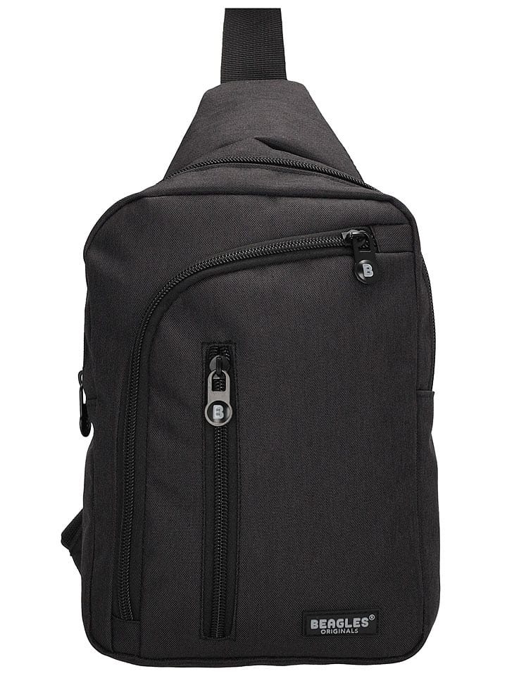 Beagles Torebka "Kyoto" w kolorze czarnym - 18 x 25 x 5,5 cm rozmiar: onesize