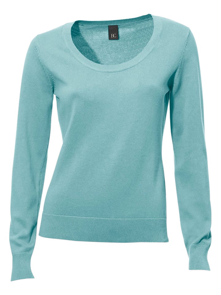 Heine Sweter w kolorze turkusowym rozmiar: 40