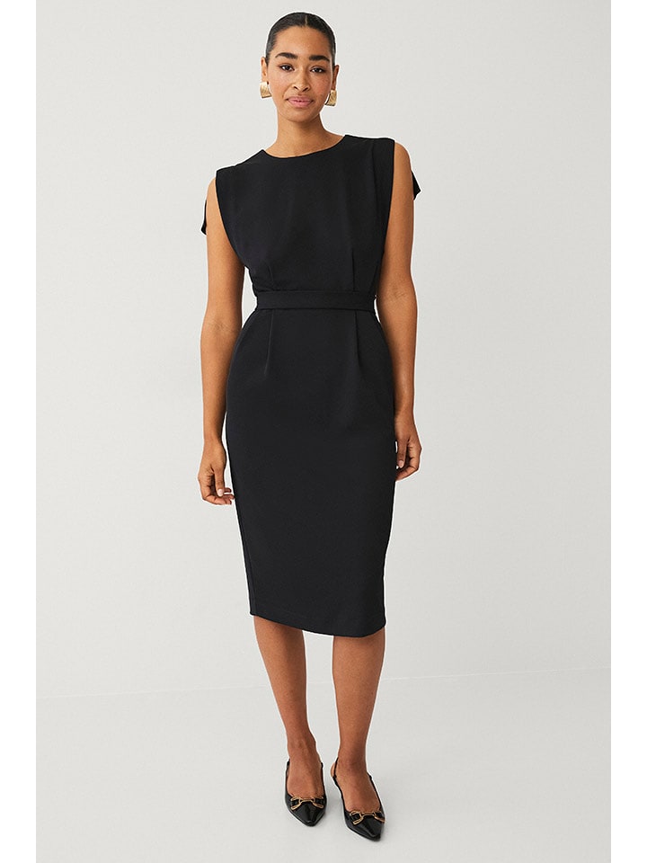 ellos Sukienka "Amanda" w kolorze czarnym rozmiar: 44