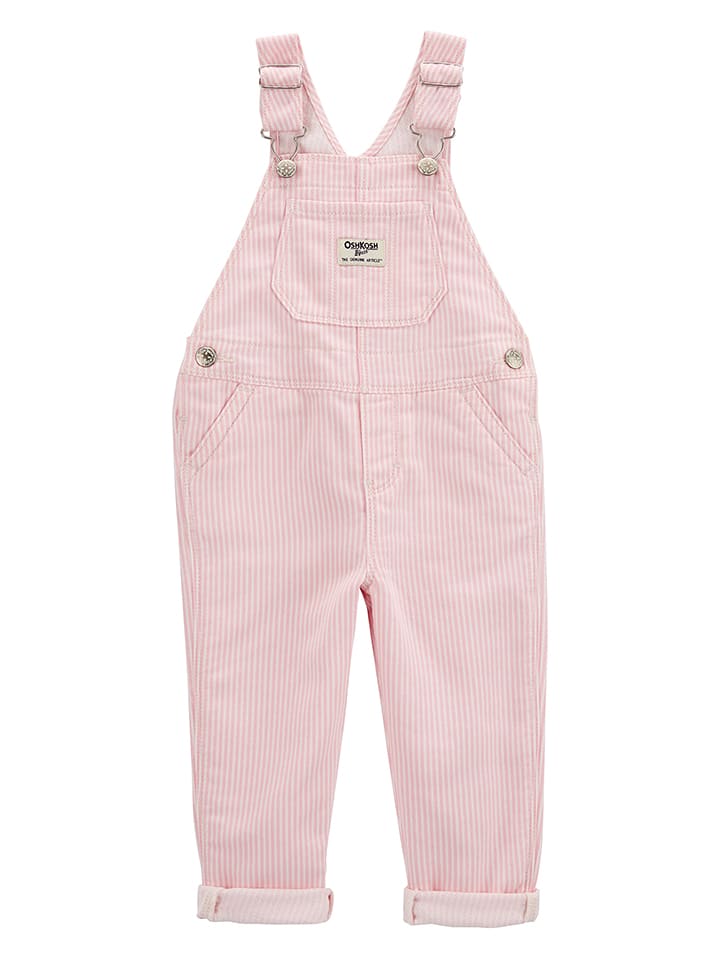 OshKosh Ogrodniczki w kolorze jasnoróżowym rozmiar: 104