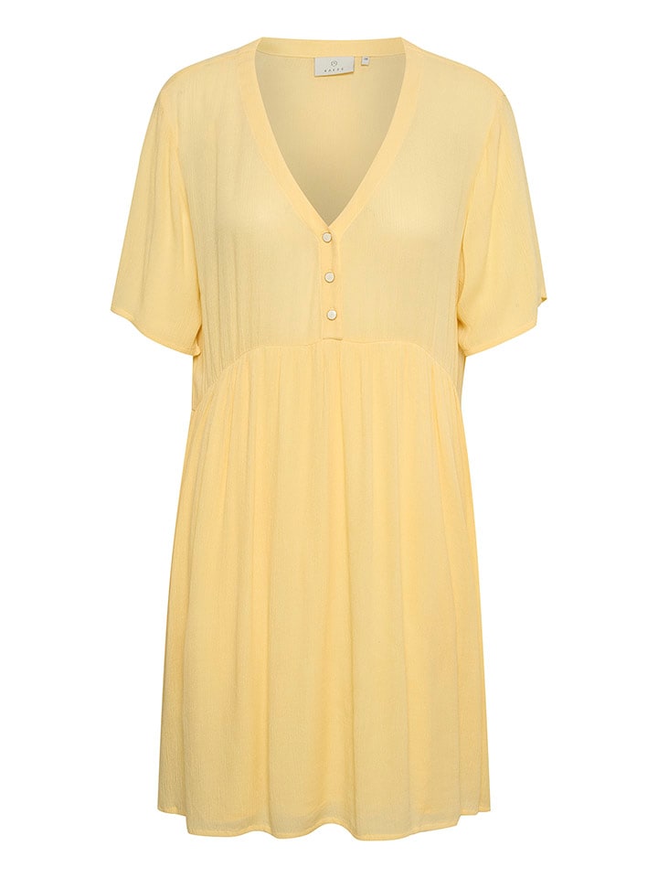 Kaffe Sukienka "Tara" w kolorze żółtym rozmiar: 40