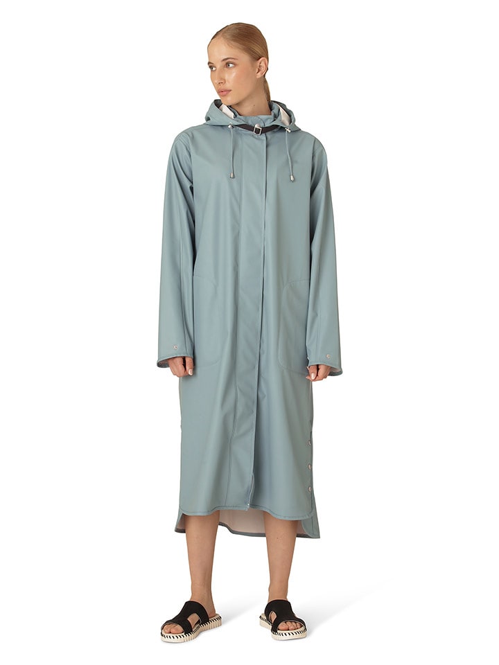 Ilse Jacobsen Płaszcz przeciwdeszczowy w kolorze błękitnym rozmiar: 38