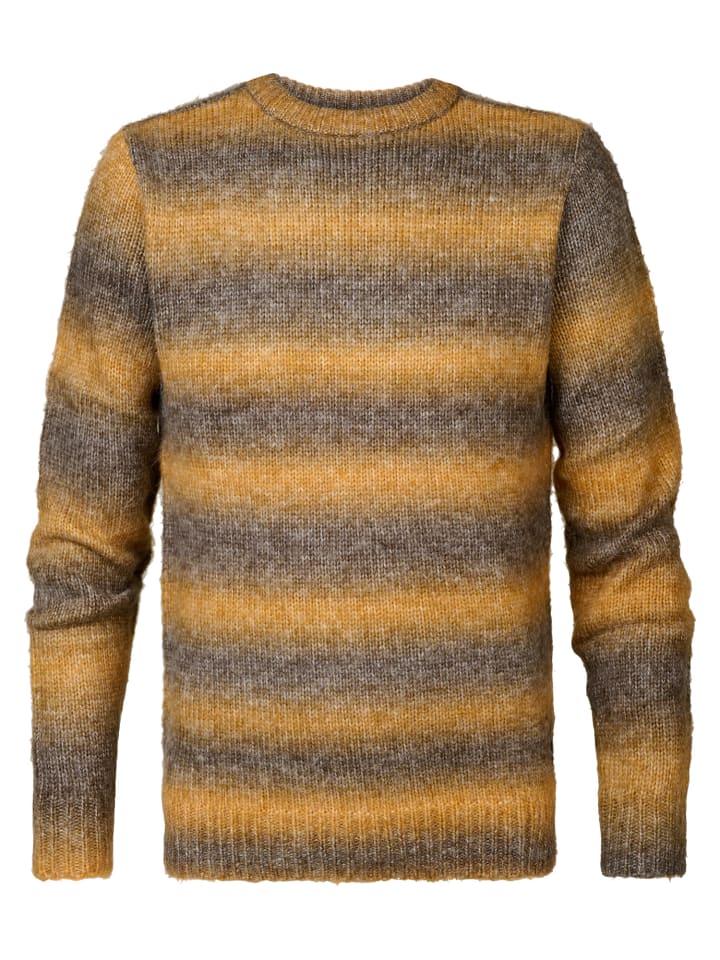 Petrol Industries Sweter w kolorze jasnobrązowym rozmiar: XXL