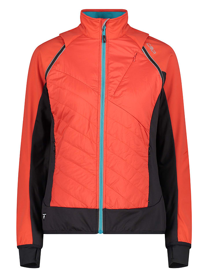 CMP Kurtka funkcyjna 2w1 w kolorze czarno-pomarańczowym rozmiar: 38