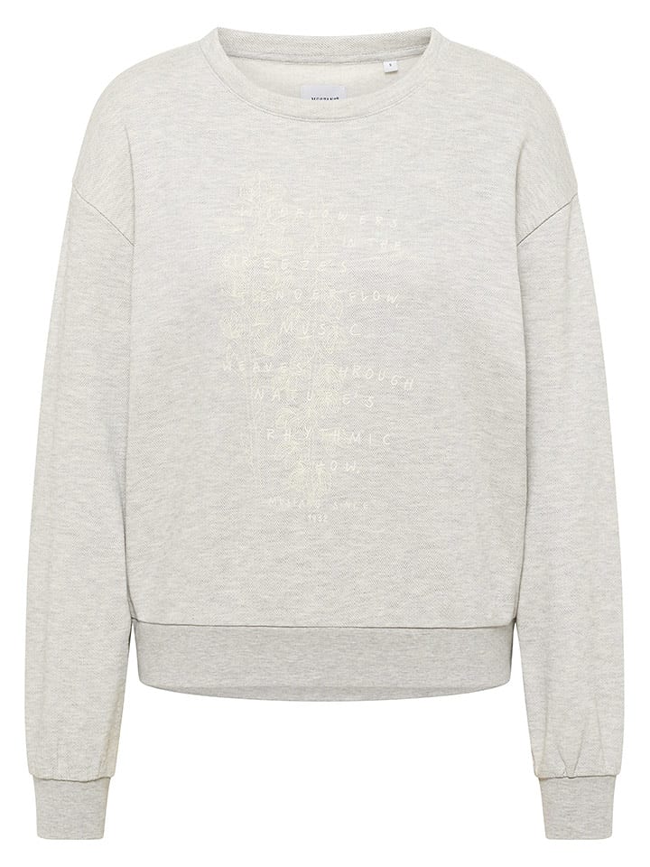 Mustang Bluza w kolorze jasnoszarym rozmiar: M