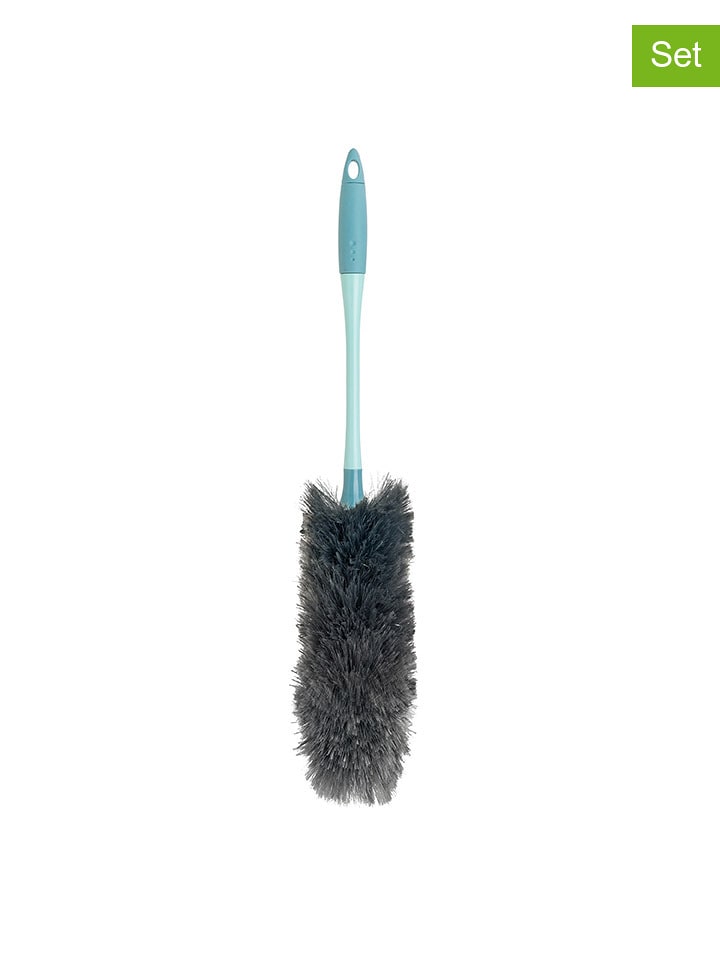 Vigar Miotełki do kurzu (2 szt.) w kolorze szaro-błękitnym - wys. 70 x Ø 14 cm rozmiar: onesize