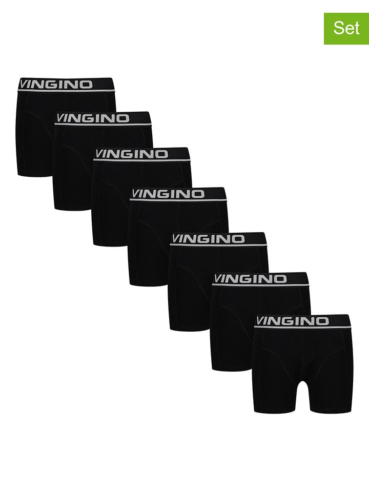Vingino Bokserki (7 par) w kolorze czarnym rozmiar: 98/104