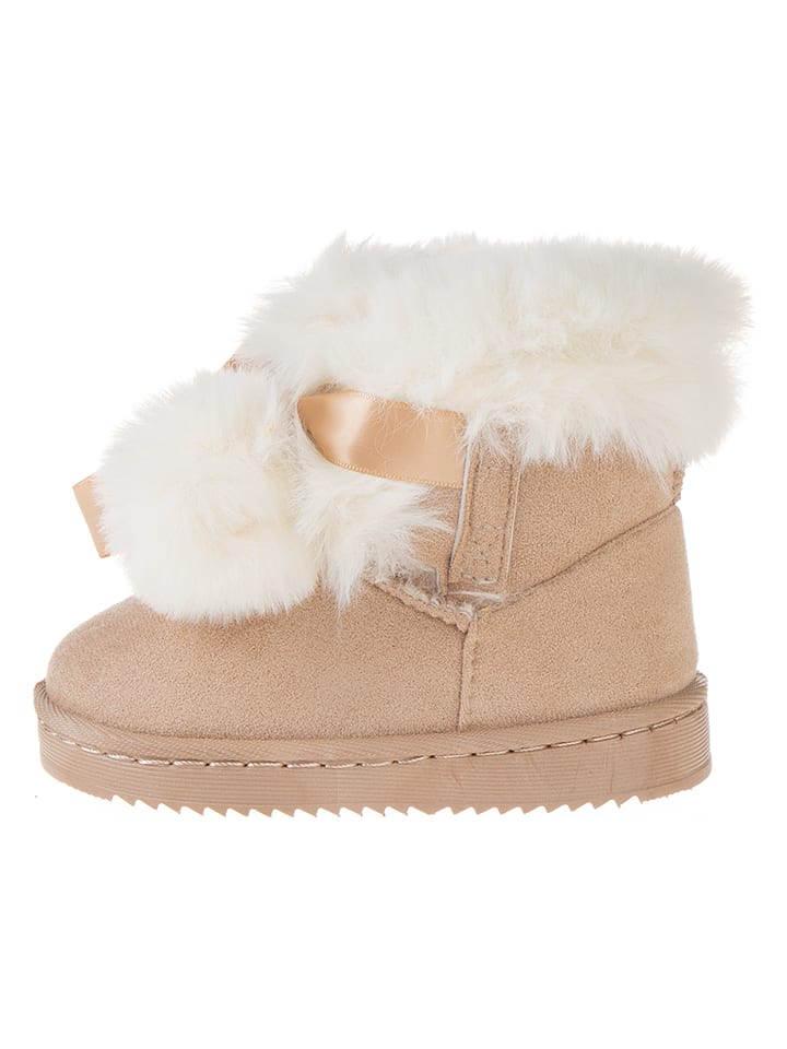 Rock & Joy Botki w kolorze beżowym rozmiar: 24