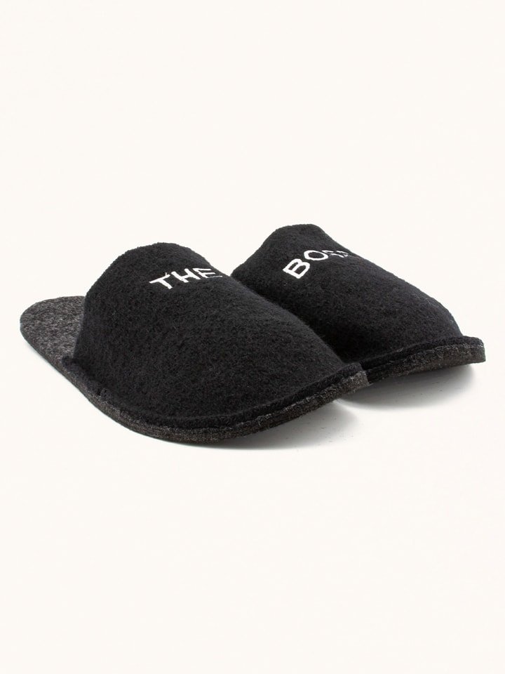 kitz-pichler Kapcie "Happy" w kolorze czarnym rozmiar: 39/40