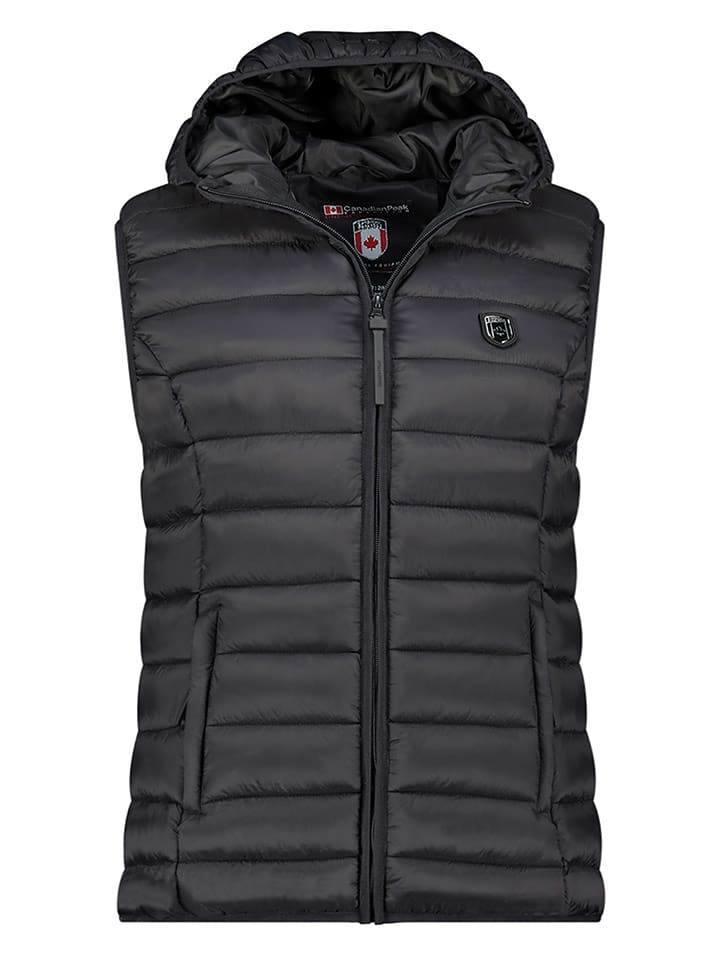 Canadian Peak Kamizelka pikowana "Vakitaleak" w kolorze czarnym rozmiar: XL