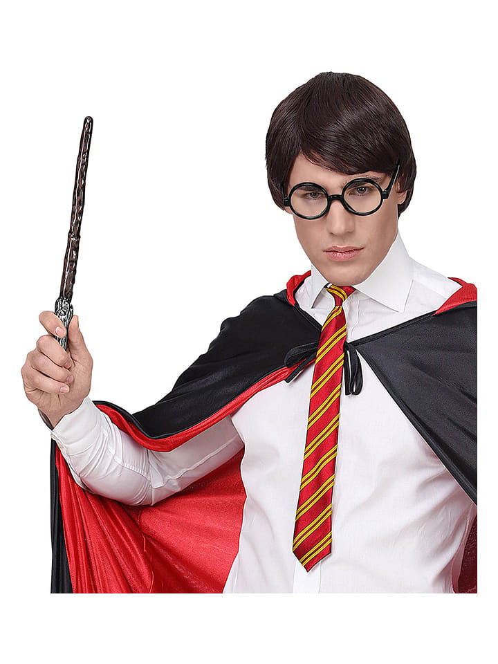 Carnival Party 3-częściowy zestaw "Sorcerer's apprentice" w kolorze czarno-czerwonym rozmiar: onesize