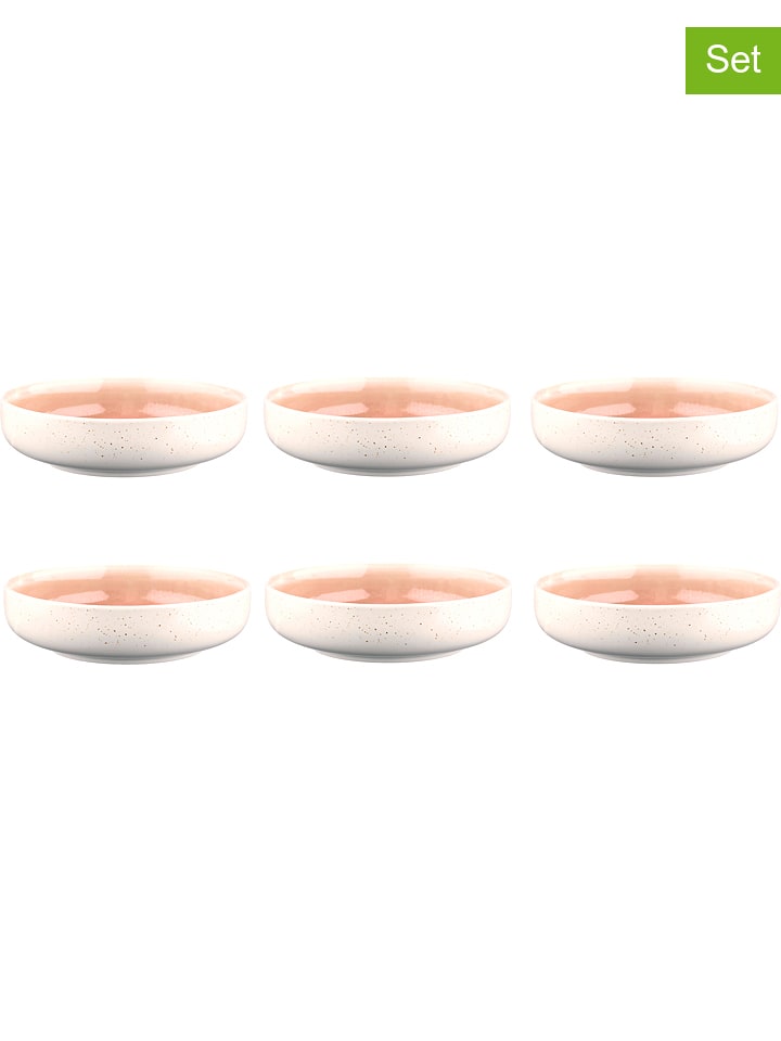 Björn Miski śniadaniowe (6 szt.) "Oxygen" w kolorze jasnoróżowym - Ø 22 cm rozmiar: onesize
