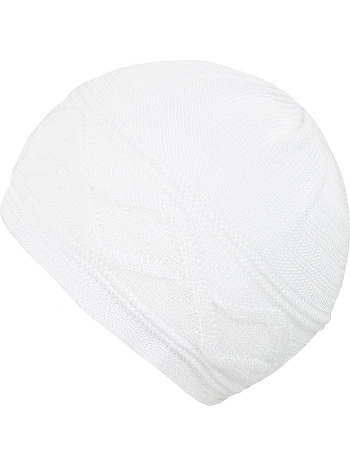 Döll Czapka w kolorze białym rozmiar: 45 cm