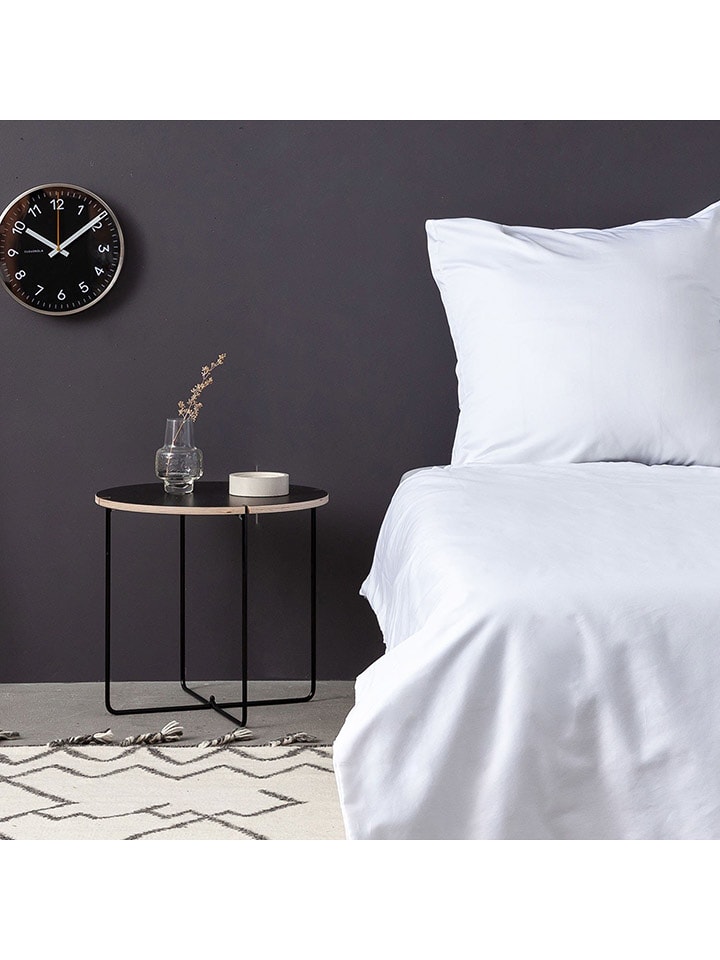 Colourful Cotton Komplet pościeli satynowej w kolorze białym rozmiar: 155x220 cm