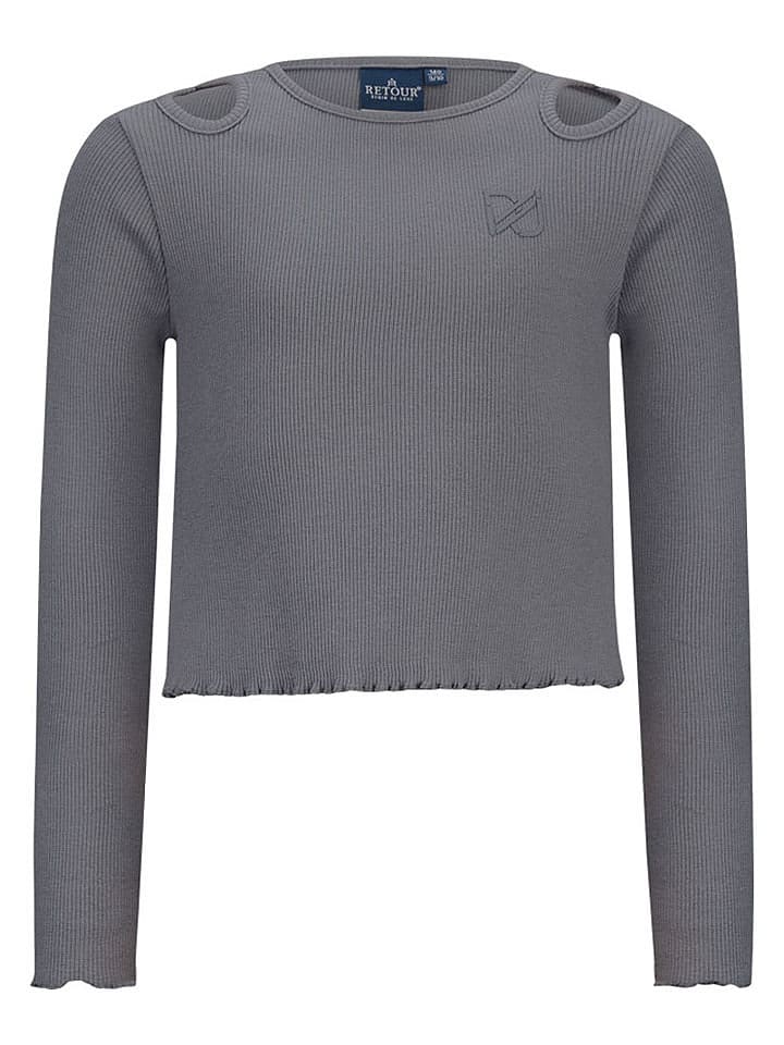 Retour Koszulka "Ida" w kolorze szarym rozmiar: 122/128