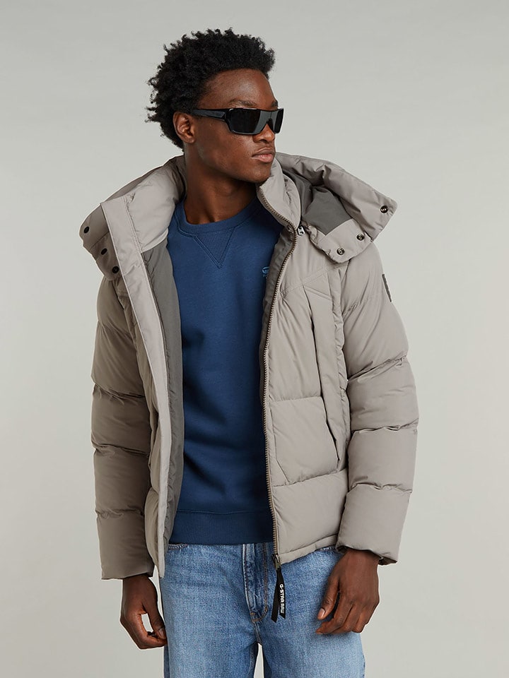 G-Star Kurtka pikowana w kolorze beżowym rozmiar: XXL