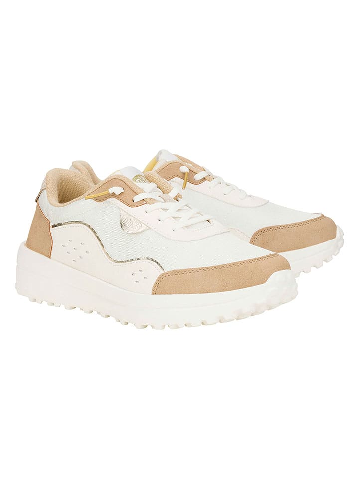 Hey Dude Sneakersy "Hayden Shine" w kolorze biało-beżowym rozmiar: 37