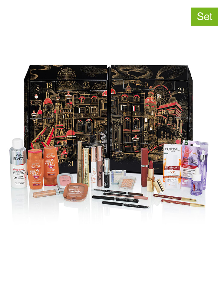 L'Oréal Paris 24-częściowy kalendarz adwentowy "24 Beauty-Highlights" rozmiar: onesize
