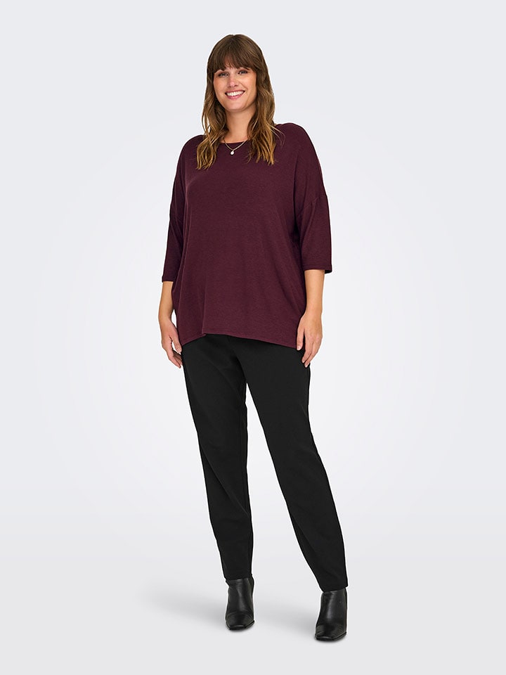 ONLY Koszulka w kolorze bordowym rozmiar: S-42/44